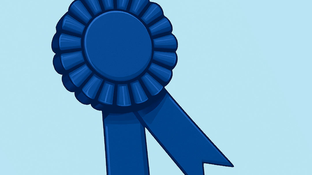 Merit award ribbon
