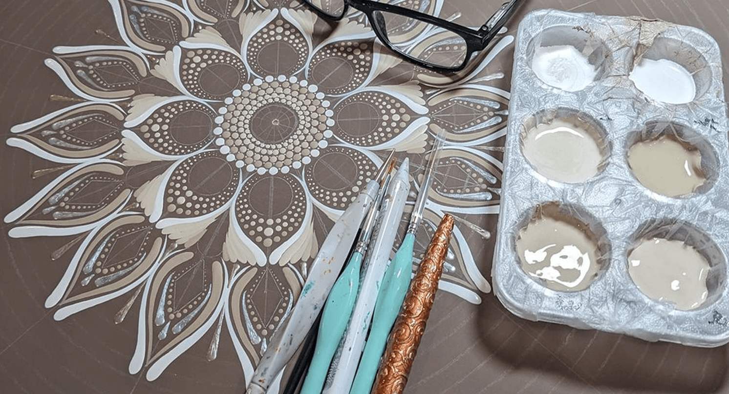 Dotting materials used for lessons
